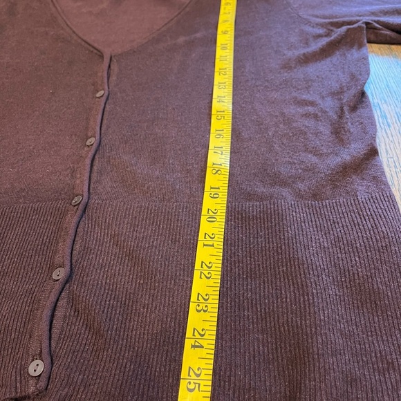 💜 SOYACONCEPT – Plum Buttoned Cardigan (Size XXL) - Picture 12 of 12